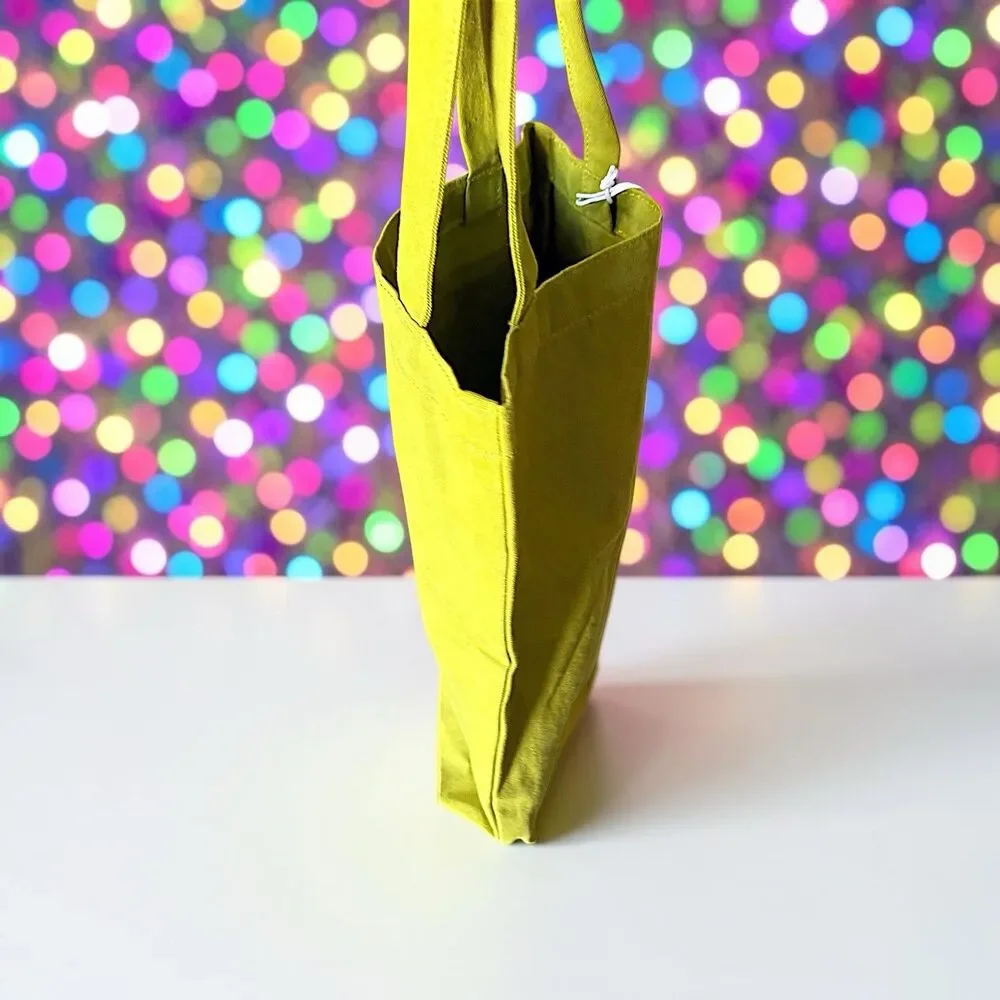 BAGGU Mini Merch Tote Bag In Caper Green New With Tags